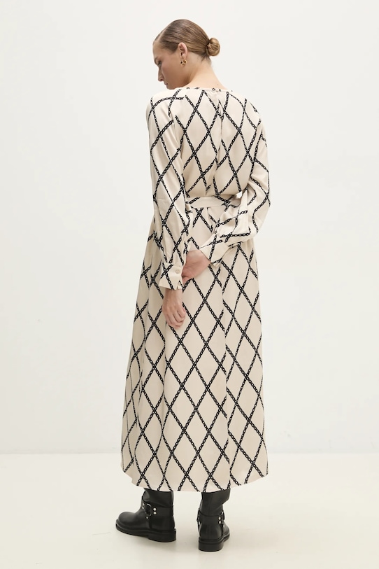 Odzież Answear.LAB sukienka d979.ios beżowy