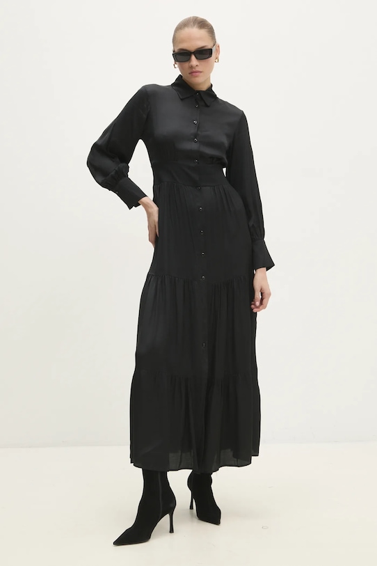 Answear Lab rochie d616.ios negru WW25