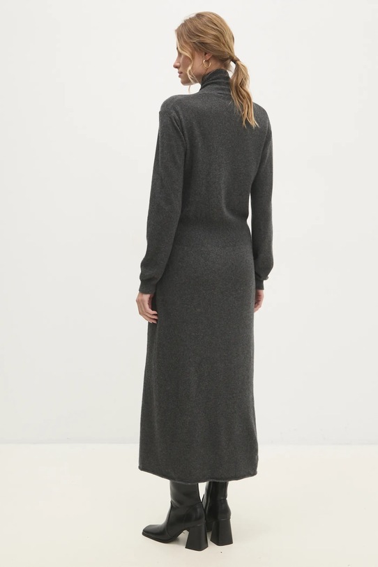 Odzież Answear.LAB sukienka wełniana e9334.ILK szary