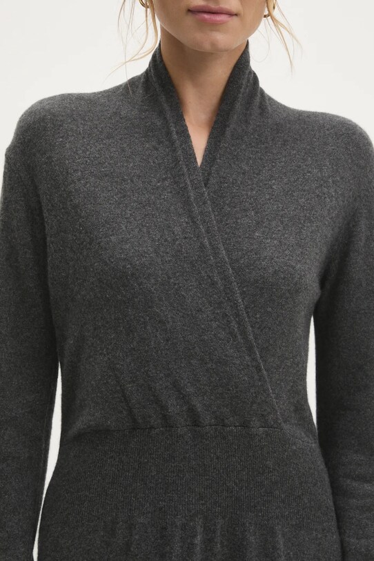 Answear.LAB sukienka wełniana e9334.ILK szary