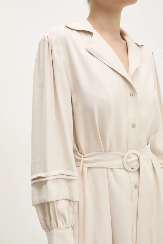 Answear.LAB sukienka ed031.ilk beżowy