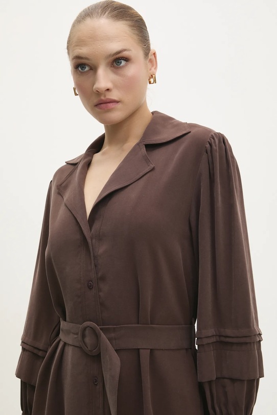 Šaty Answear.LAB ed031.ilk hnedá