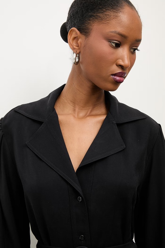 Answear.LAB sukienka ed031.ilk czarny