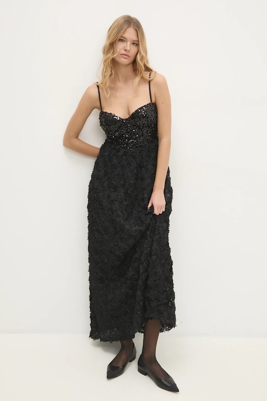 Šaty Answear.LAB 2109.ios černá WW25