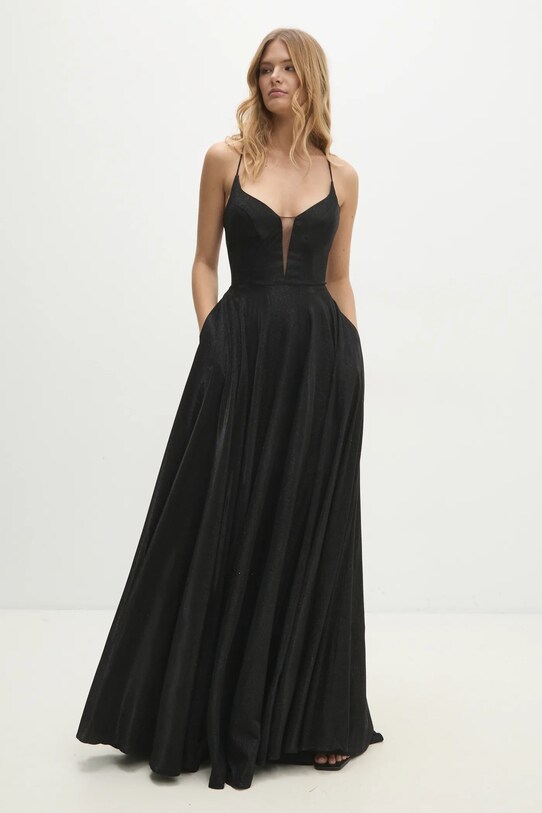 Answear Lab rochie 6807.ims negru WW25