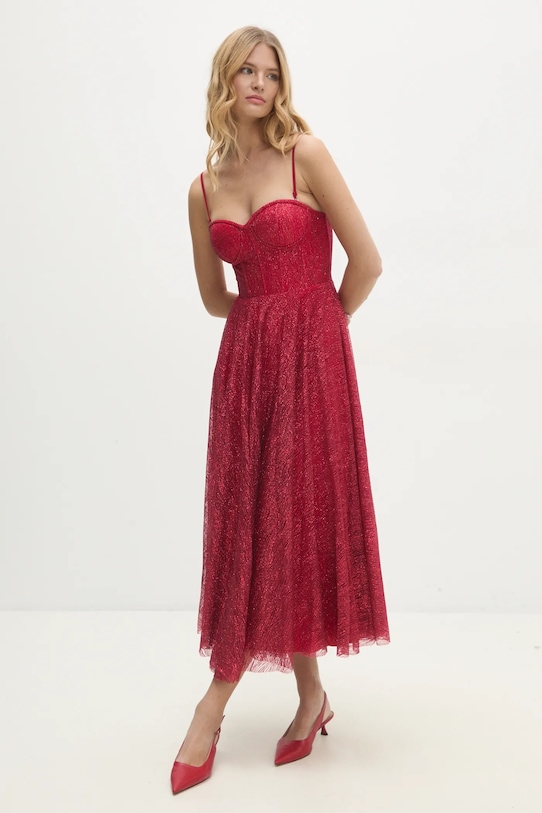 Šaty Answear.LAB 5291.ims červená WW25