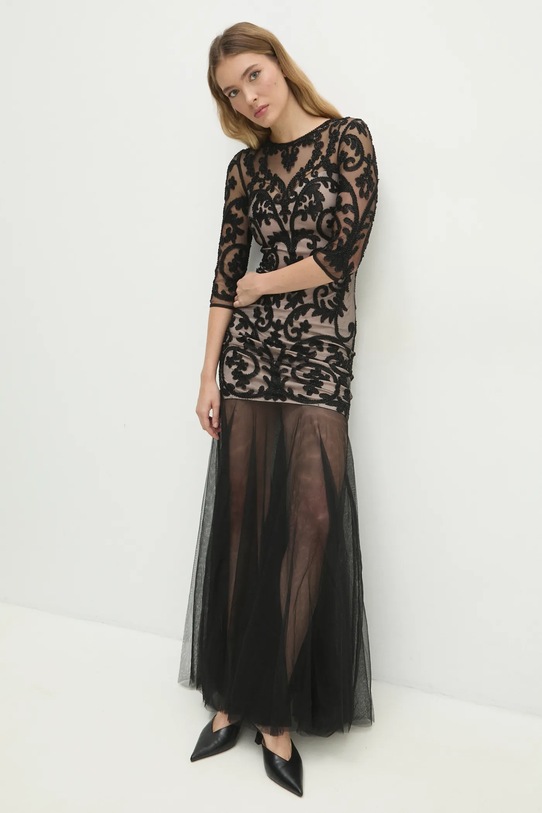 Answear.LAB sukienka 202970.FLK czarny WW25