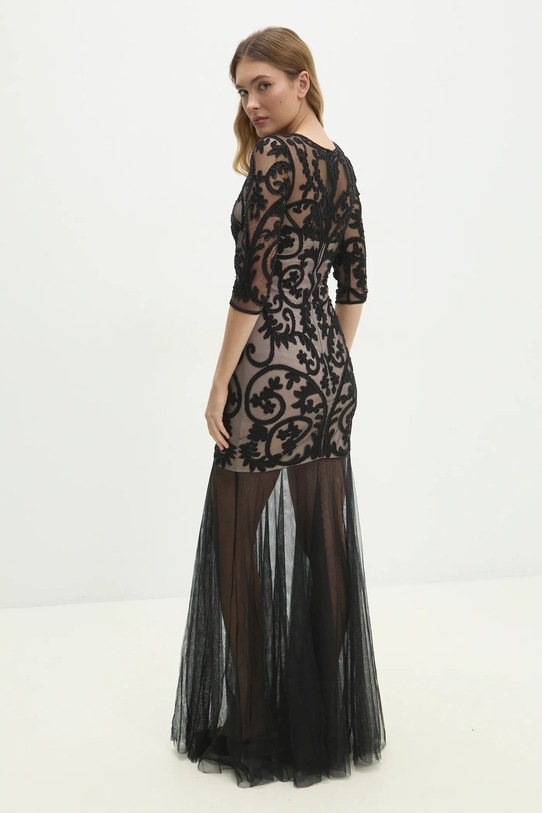 Odzież Answear.LAB sukienka 202970.FLK czarny