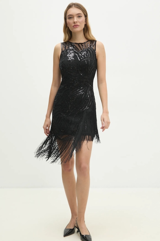 Answear Lab sukienka 2045.fos czarny WW25