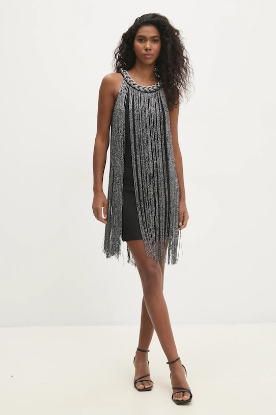 Šaty Answear.LAB 9884.fos čierna WW25