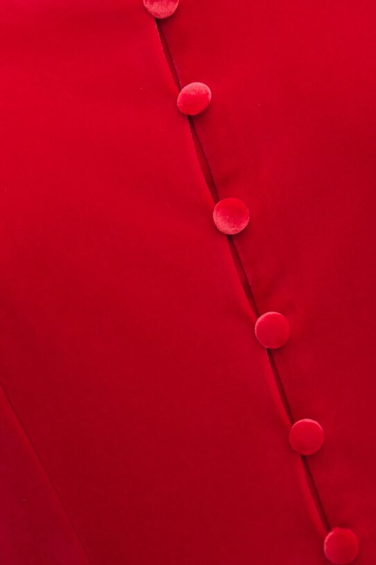 Answear Lab rochie de catifea r10338.FLK rosu