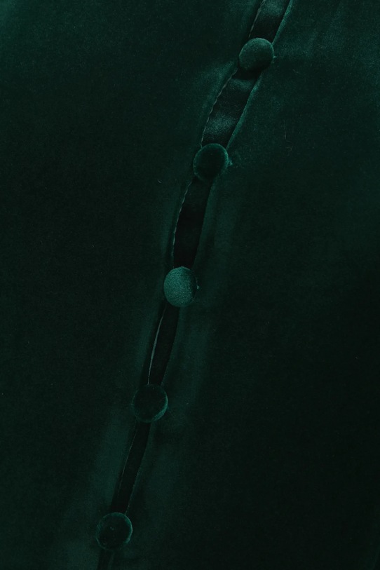 Haljina od velura Answear.LAB r10338.FLK zelena