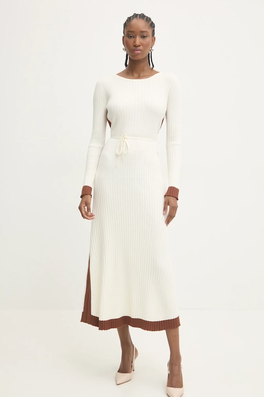 Šaty Answear.LAB 6367.fos béžová WW25