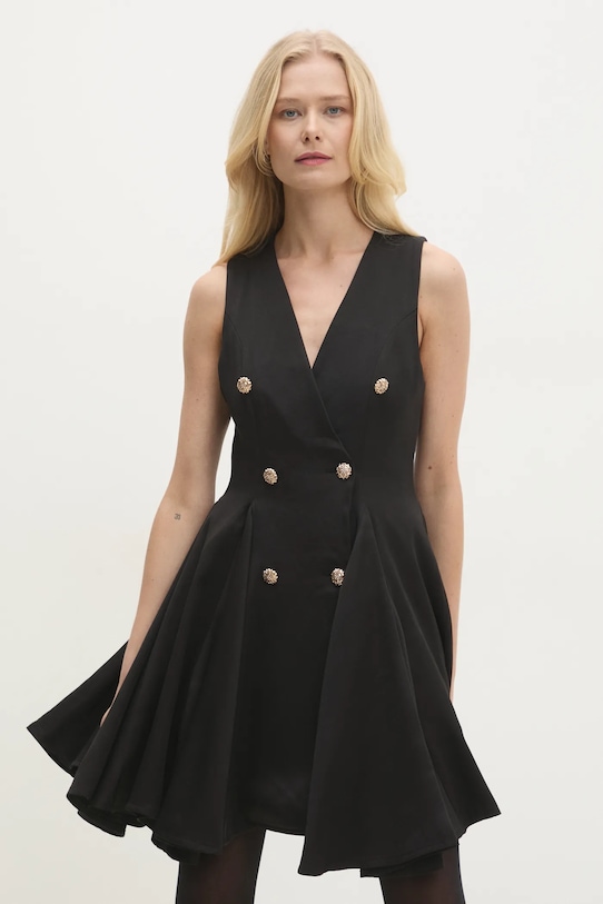 Šaty Answear.LAB 23450NR.fos čierna WW25