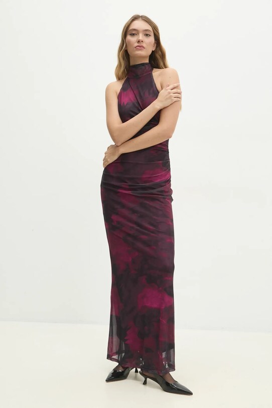 Answear Lab rochie 15529.3.fms burgundia WW25