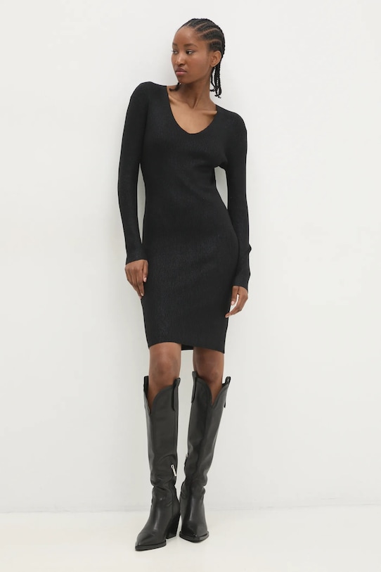 Answear Lab rochie MT9447.hms negru WW25