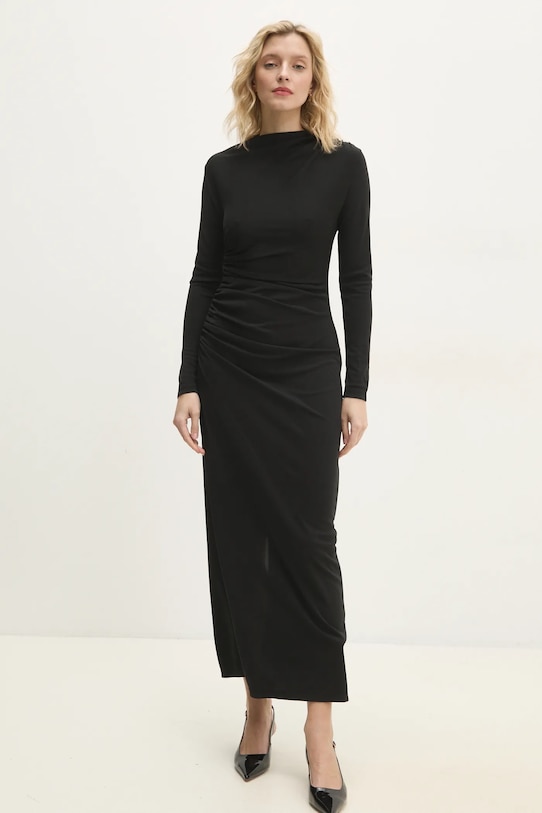 Šaty Answear.LAB s elastanom čierna 4475.cms