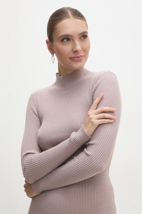 Answear.LAB sukienka brązowy C6108.hms