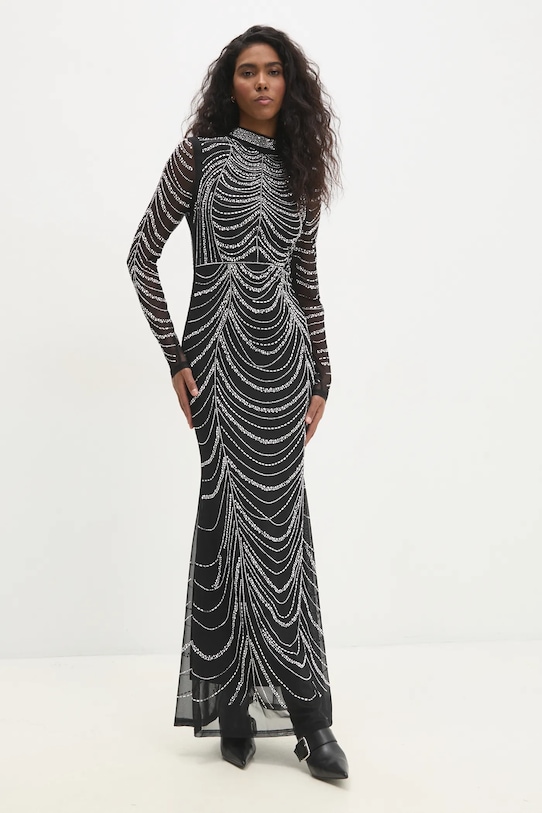 Платье Answear.LAB длинный чёрный 655005.fms