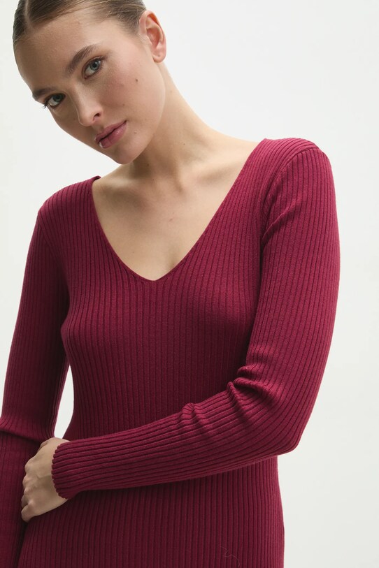 Answear Lab rochie rosu C3307.B.HWK