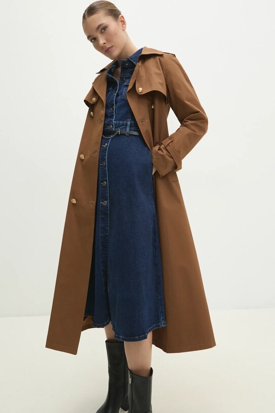 Answear Lab rochie din denim bleumarin N2288.HKK