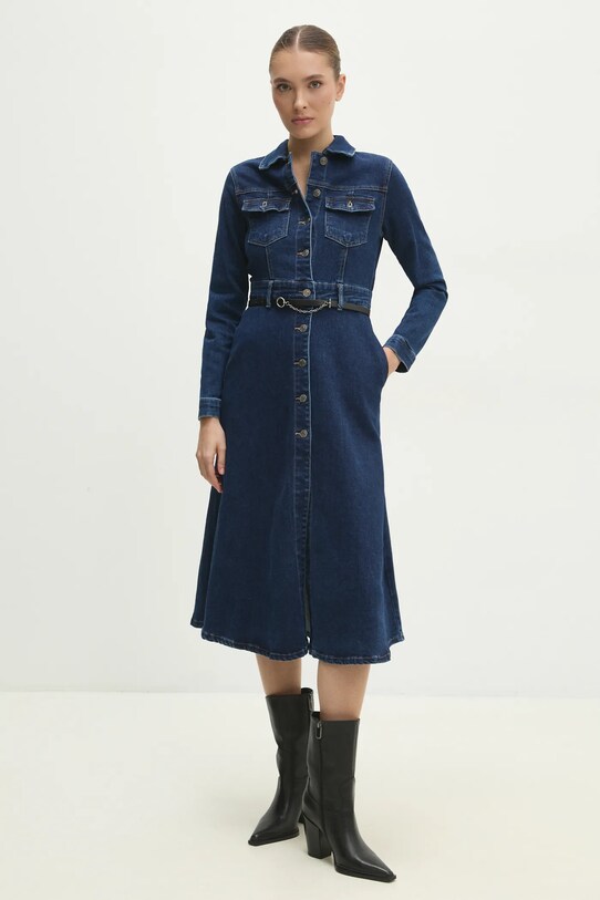 Answear Lab rochie din denim N2288.HKK bleumarin