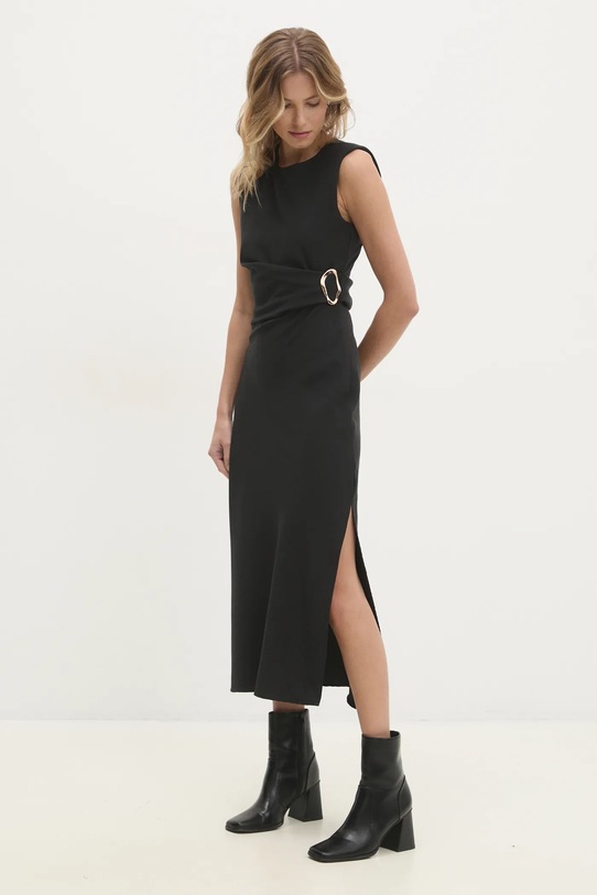 Answear Lab rochie maxi negru LD1895.HWK