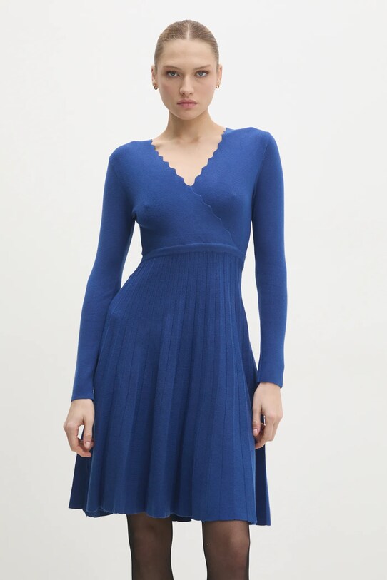 Šaty Answear.LAB mini modrá 5159.HWK