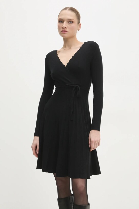 Answear Lab rochie mini negru 5159.HWK
