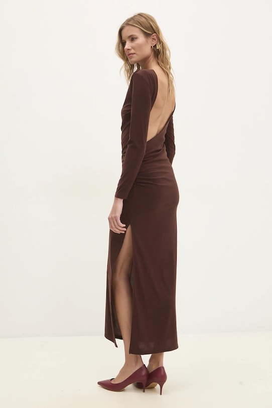 Answear Lab rochie maxi maro 75269.ilk