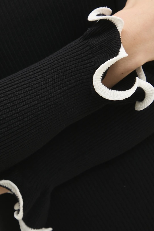 Šaty Answear.LAB 8959.ilk čierna