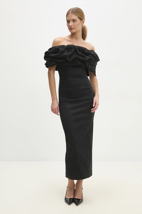 Šaty Answear.LAB 6416L.ijs čierna WW25