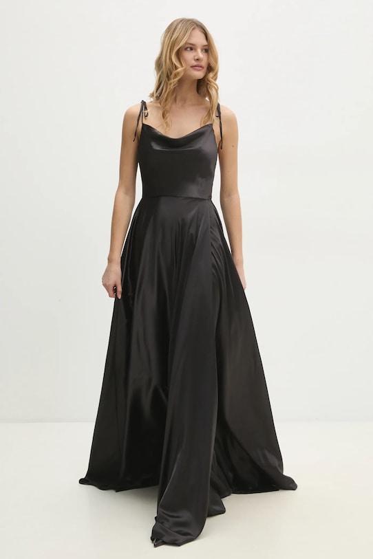 Answear Lab rochie maxi negru 525008.ijs