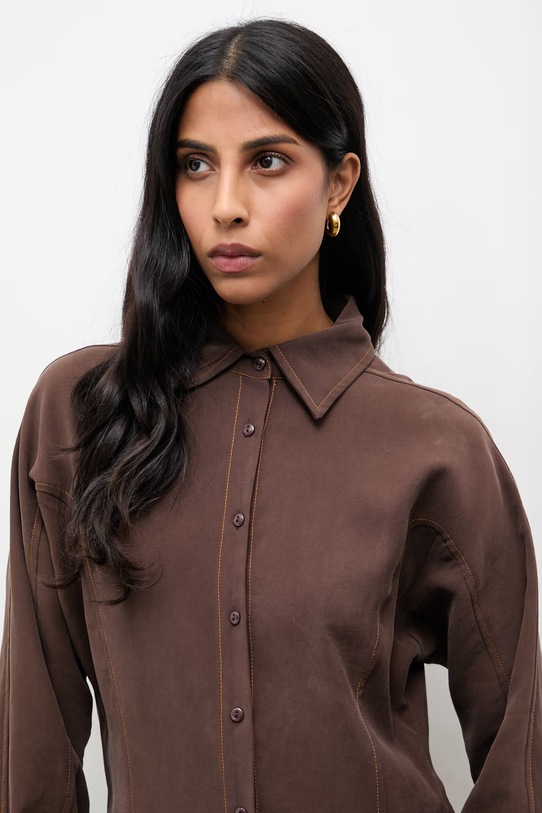 Šaty Answear.LAB hnedá d977.ilk