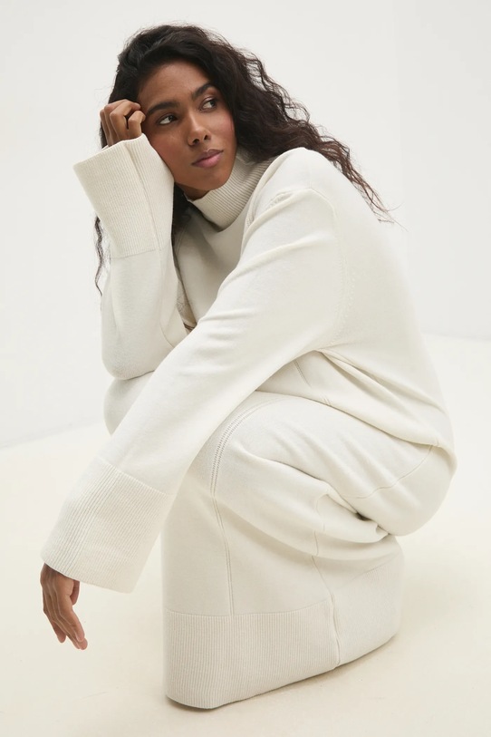 Šaty Answear.LAB maxi béžová 8933.ilk