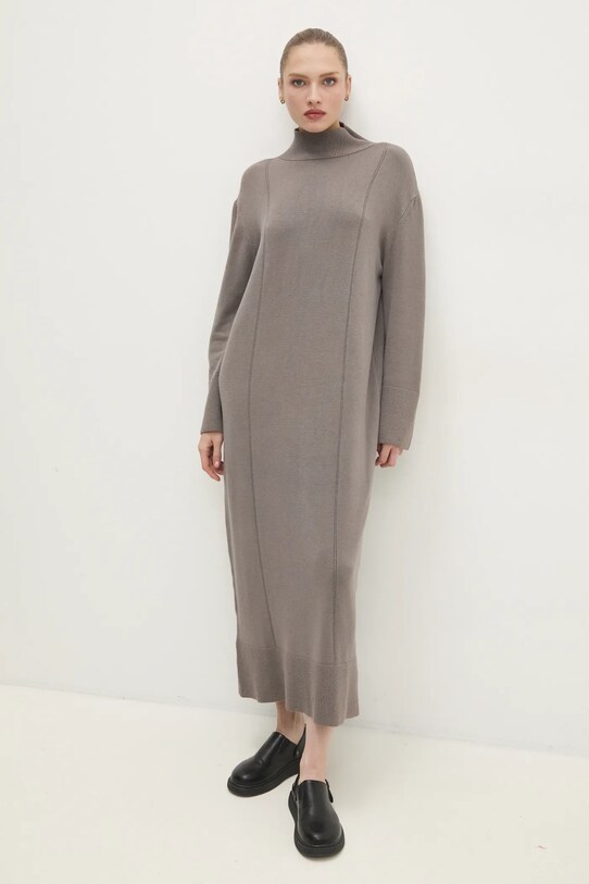 Рокля Answear.LAB 8933.ilk бежов WW25