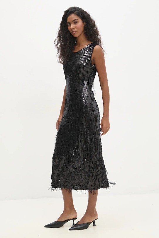 Answear Lab rochie negru 3464.ilk