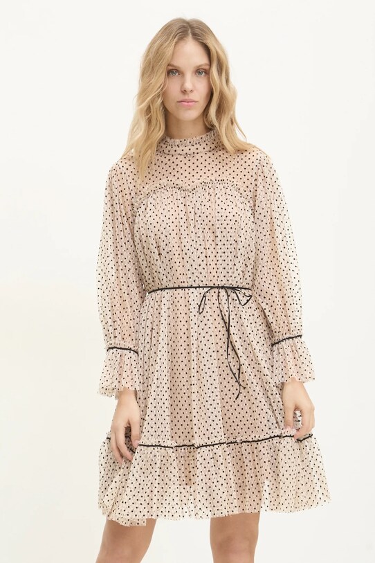 Платье Answear.LAB узор бежевый 80876.3.fos