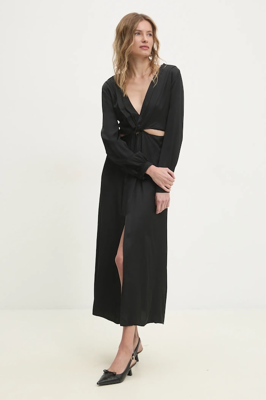 Answear Lab rochie LD1954.hos negru WW25