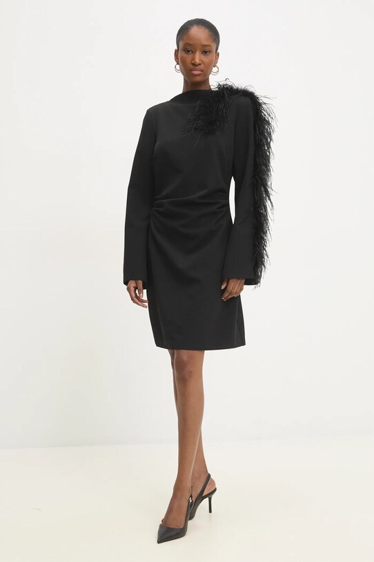 Answear Lab rochie EL2635.tos negru WW25