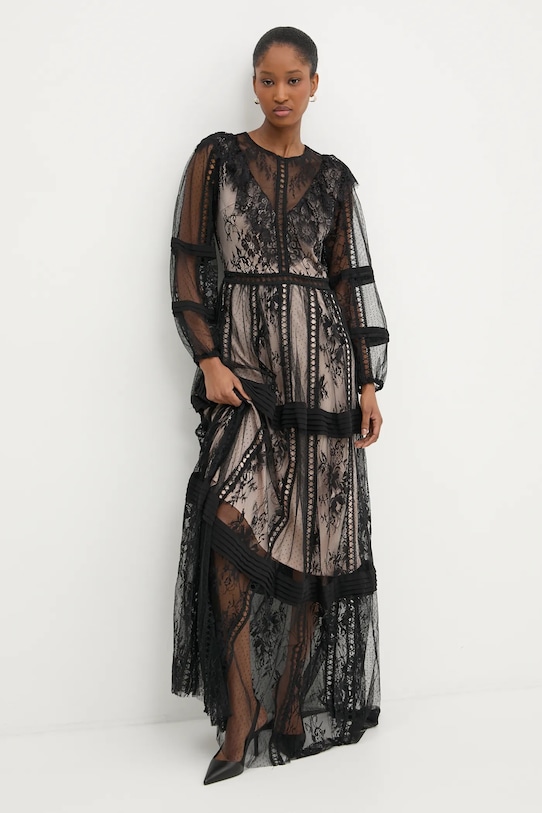 Obleka Answear.LAB 5339.ims črna WW25