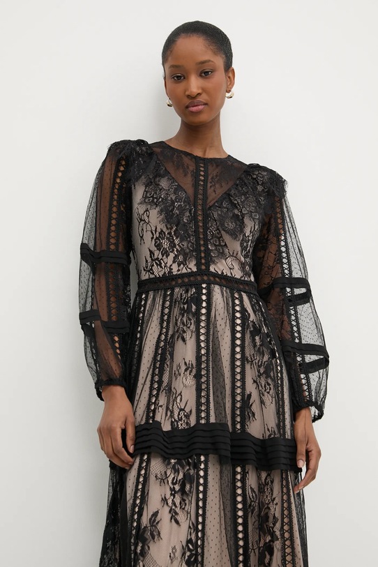 Obleka Answear.LAB črna 5339.ims