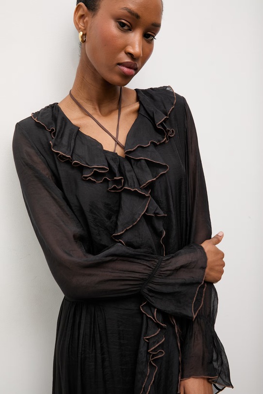 Answear Lab vestito nero d1022.ios