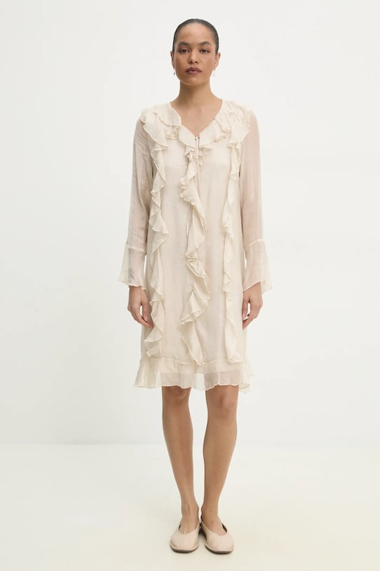 Answear Lab rochie legat bej d1058.ios
