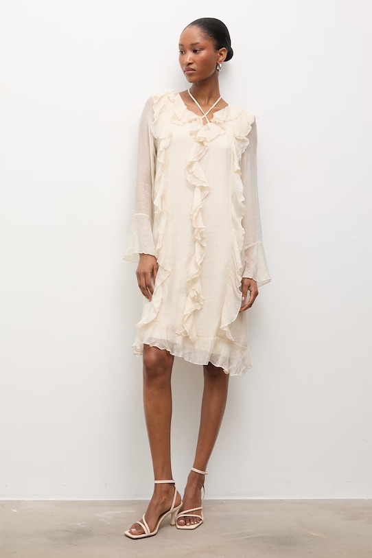 Šaty Answear.LAB d1058.ios béžová WW25