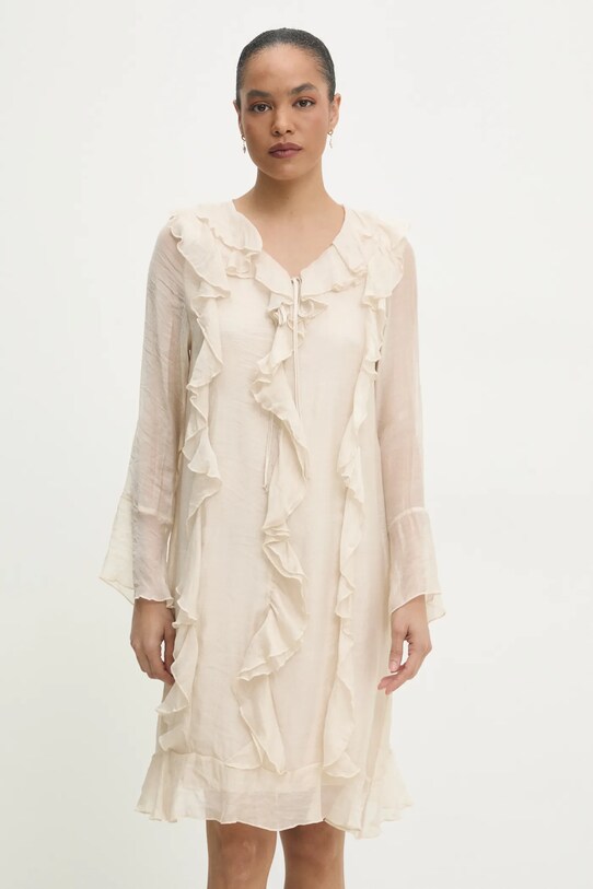Answear Lab rochie bej d1058.ios
