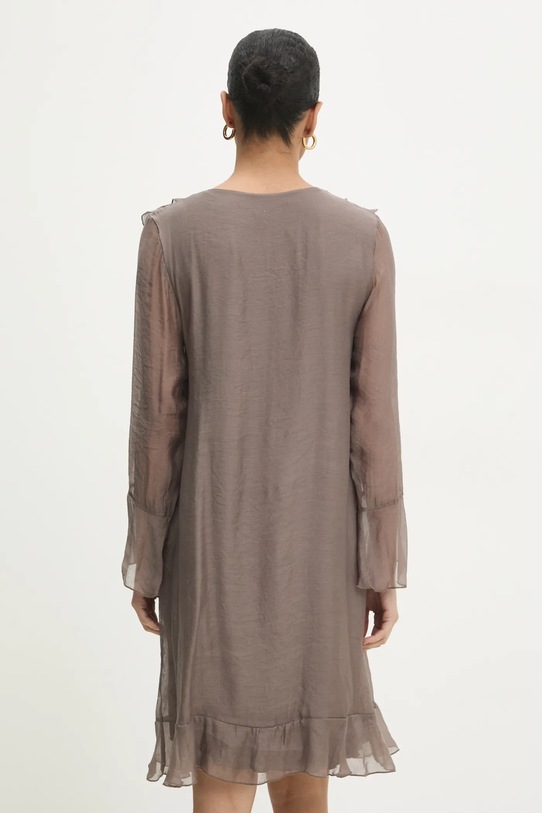 Odzież Answear.LAB sukienka d1058.ios szary