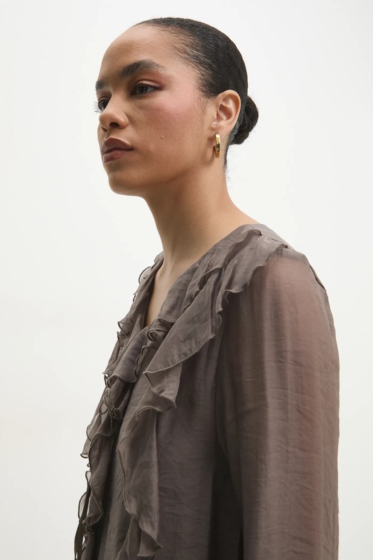 Answear.LAB sukienka d1058.ios szary