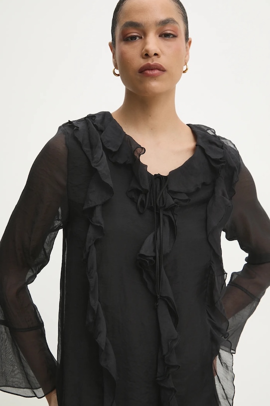 Φόρεμα Answear.LAB μαύρο d1058.ios
