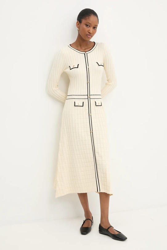 Рокля Answear Lab LRY1086.IMS бежов WW25